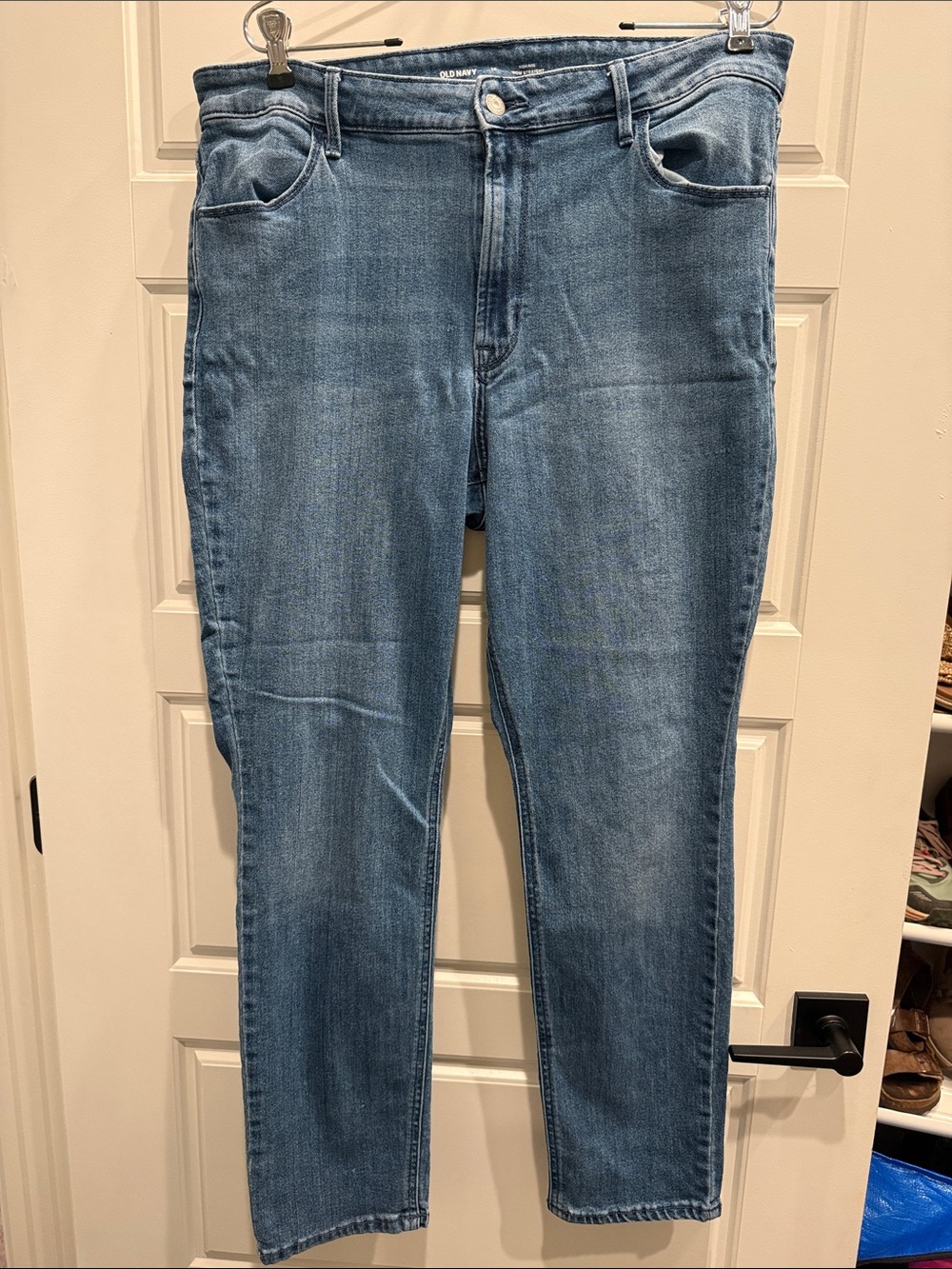 Old Navy Straight Leg Women's Jeans - Light Blue Wash
